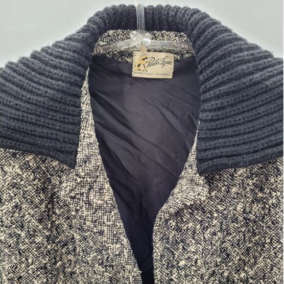 Paula Lynne Beverly Hills Vintage‎ 60s Boucle Tweed Cape Capelet Jacket - Picture 6 of 11